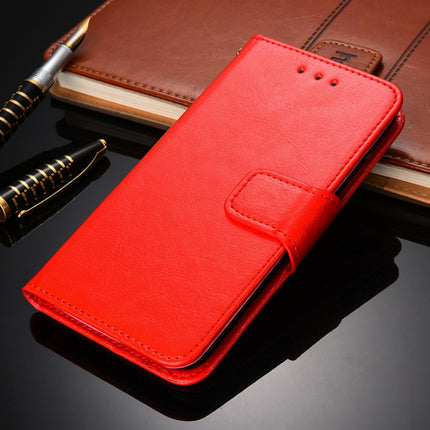 Crystal Texture Horizontal Flip Leather Case with Holder & Card Slots & Wallet For iPhone 13 mini(Red)-garmade.com