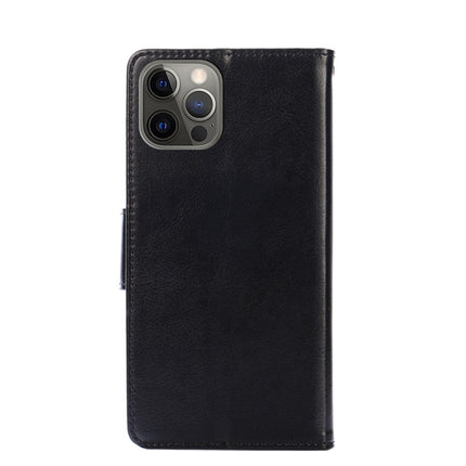 Crystal Texture Horizontal Flip Leather Case with Holder & Card Slots & Wallet For iPhone 13(Black)-garmade.com