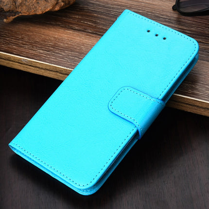 Crystal Texture Horizontal Flip Leather Case with Holder & Card Slots & Wallet For iPhone 13(Light Blue)-garmade.com