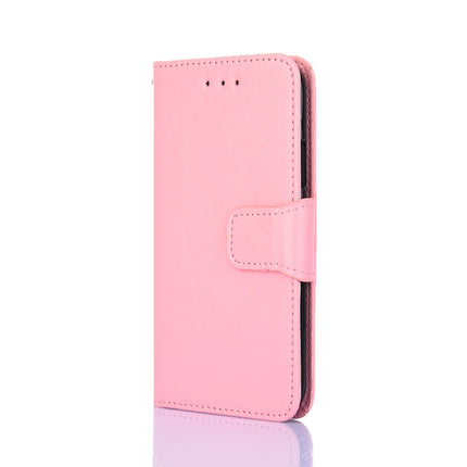 Crystal Texture Horizontal Flip Leather Case with Holder & Card Slots & Wallet For iPhone 13(Pink)-garmade.com