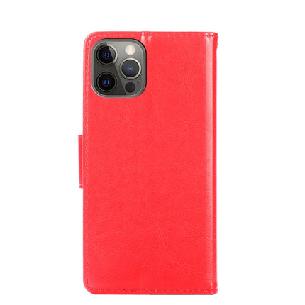 Crystal Texture Horizontal Flip Leather Case with Holder & Card Slots & Wallet For iPhone 13(Red)-garmade.com