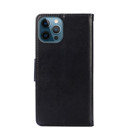 Crystal Texture Horizontal Flip Leather Case with Holder & Card Slots & Wallet For iPhone 13 Pro Max(Black)-garmade.com