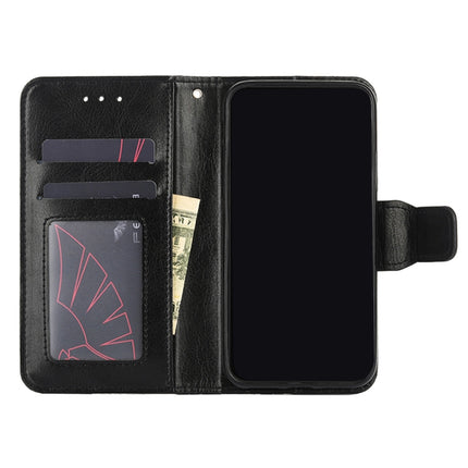 Crystal Texture Horizontal Flip Leather Case with Holder & Card Slots & Wallet For iPhone 13 Pro Max(Black)-garmade.com