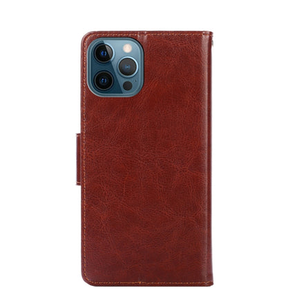 Crystal Texture Horizontal Flip Leather Case with Holder & Card Slots & Wallet For iPhone 13 Pro Max(Brown)-garmade.com