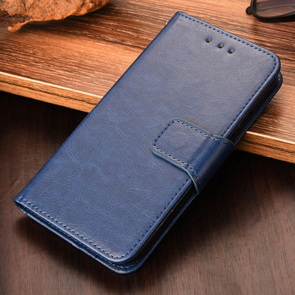 Crystal Texture Horizontal Flip Leather Case with Holder & Card Slots & Wallet For iPhone 13 Pro Max(Royal Blue)-garmade.com