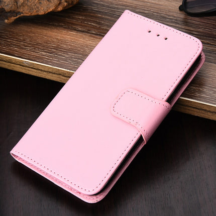 Crystal Texture Horizontal Flip Leather Case with Holder & Card Slots & Wallet For iPhone 13 Pro Max(Pink)-garmade.com