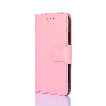 Crystal Texture Horizontal Flip Leather Case with Holder & Card Slots & Wallet For iPhone 13 Pro Max(Pink)-garmade.com