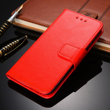 Crystal Texture Horizontal Flip Leather Case with Holder & Card Slots & Wallet For iPhone 13 Pro Max(Red)-garmade.com