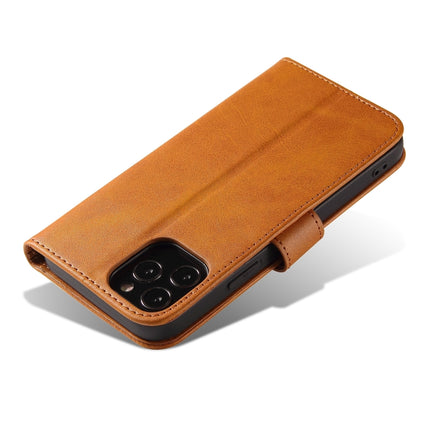 Calf Texture Buckle Horizontal Flip Leather Case with Holder & Card Slots & Wallet For iPhone 13 mini(Khaki)-garmade.com