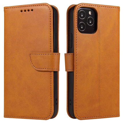 Calf Texture Buckle Horizontal Flip Leather Case with Holder & Card Slots & Wallet For iPhone 13(Khaki)-garmade.com