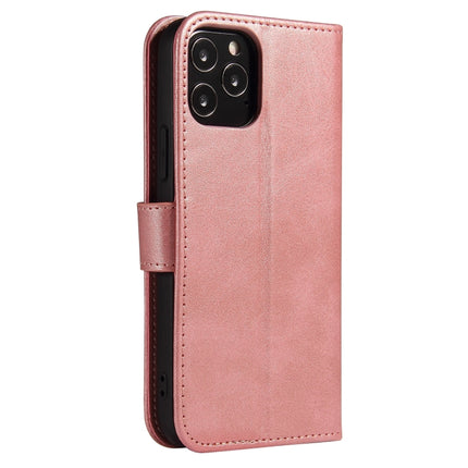 Calf Texture Buckle Horizontal Flip Leather Case with Holder & Card Slots & Wallet For iPhone 13 Pro(Rose Gold)-garmade.com