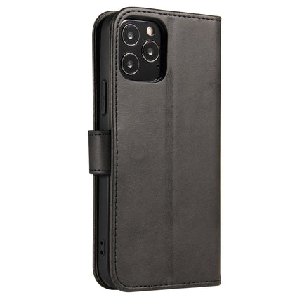 Calf Texture Buckle Horizontal Flip Leather Case with Holder & Card Slots & Wallet For iPhone 13 Pro Max(Black)-garmade.com