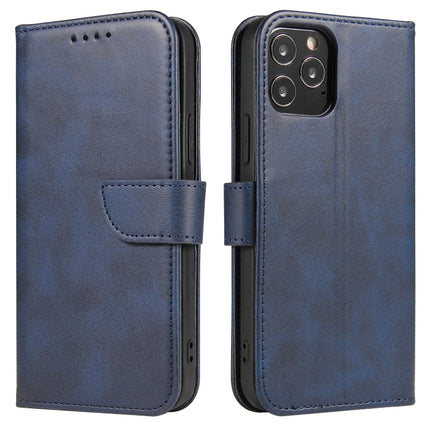 Calf Texture Buckle Horizontal Flip Leather Case with Holder & Card Slots & Wallet For iPhone 13 Pro Max(Blue)-garmade.com