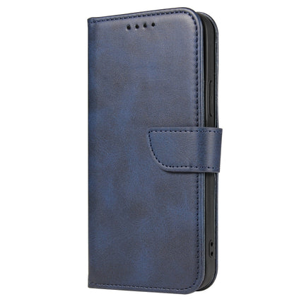 Calf Texture Buckle Horizontal Flip Leather Case with Holder & Card Slots & Wallet For iPhone 13 Pro Max(Blue)-garmade.com