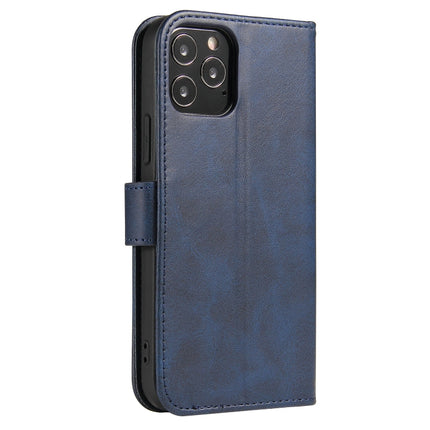 Calf Texture Buckle Horizontal Flip Leather Case with Holder & Card Slots & Wallet For iPhone 13 Pro Max(Blue)-garmade.com