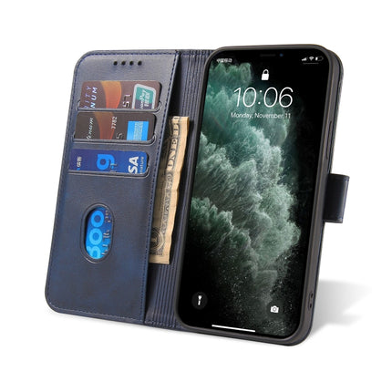 Calf Texture Buckle Horizontal Flip Leather Case with Holder & Card Slots & Wallet For iPhone 13 Pro Max(Blue)-garmade.com