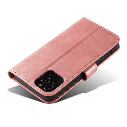 Calf Texture Buckle Horizontal Flip Leather Case with Holder & Card Slots & Wallet For iPhone 13 Pro Max(Rose Gold)-garmade.com