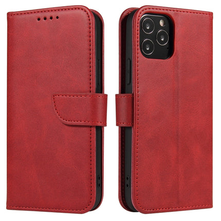 Calf Texture Buckle Horizontal Flip Leather Case with Holder & Card Slots & Wallet For iPhone 13 Pro Max(Red)-garmade.com