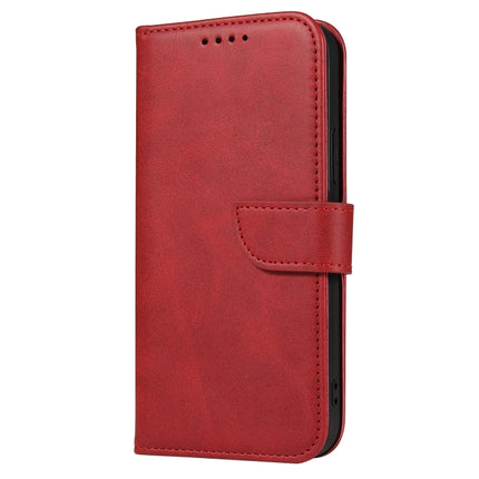Calf Texture Buckle Horizontal Flip Leather Case with Holder & Card Slots & Wallet For iPhone 13 Pro Max(Red)-garmade.com
