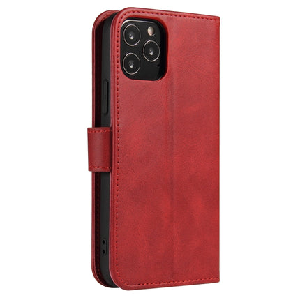 Calf Texture Buckle Horizontal Flip Leather Case with Holder & Card Slots & Wallet For iPhone 13 Pro Max(Red)-garmade.com