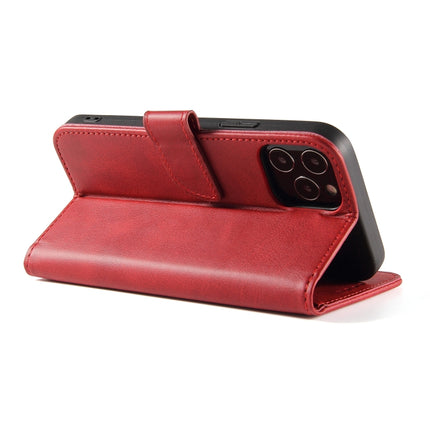 Calf Texture Buckle Horizontal Flip Leather Case with Holder & Card Slots & Wallet For iPhone 13 Pro Max(Red)-garmade.com