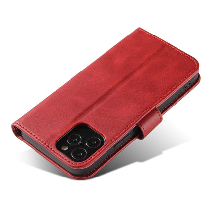 Calf Texture Buckle Horizontal Flip Leather Case with Holder & Card Slots & Wallet For iPhone 13 Pro Max(Red)-garmade.com