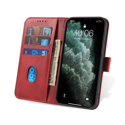 Calf Texture Buckle Horizontal Flip Leather Case with Holder & Card Slots & Wallet For iPhone 13 Pro Max(Red)-garmade.com