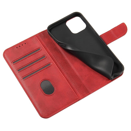 Calf Texture Buckle Horizontal Flip Leather Case with Holder & Card Slots & Wallet For iPhone 13 Pro Max(Red)-garmade.com