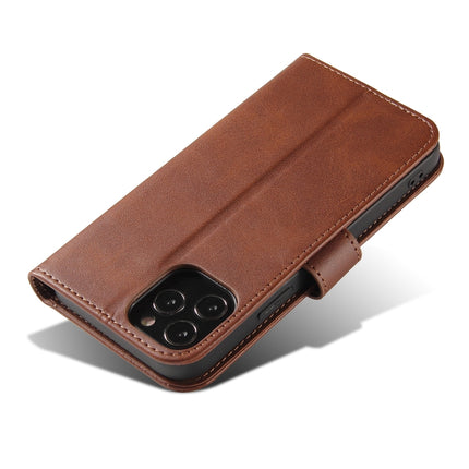 Calf Texture Buckle Horizontal Flip Leather Case with Holder & Card Slots & Wallet For iPhone 13 Pro Max(Brown)-garmade.com