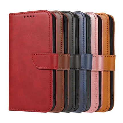 Calf Texture Buckle Horizontal Flip Leather Case with Holder & Card Slots & Wallet For iPhone 13 Pro Max(Red)-garmade.com