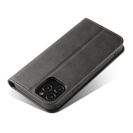 Calf Texture Magnetic Horizontal Flip Leather Case with Holder & Card Slots & Wallet For iPhone 13 mini(Black)-garmade.com