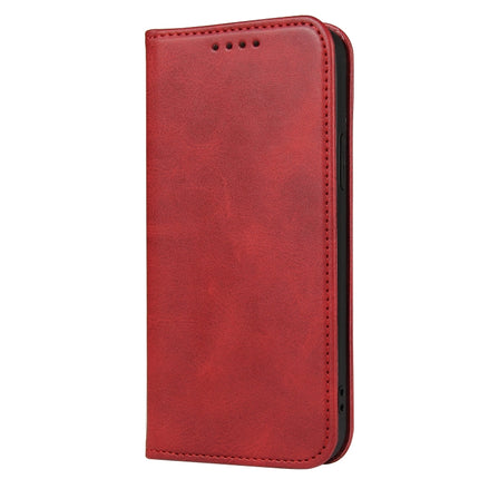 Calf Texture Magnetic Horizontal Flip Leather Case with Holder & Card Slots & Wallet For iPhone 13 mini(Red)-garmade.com
