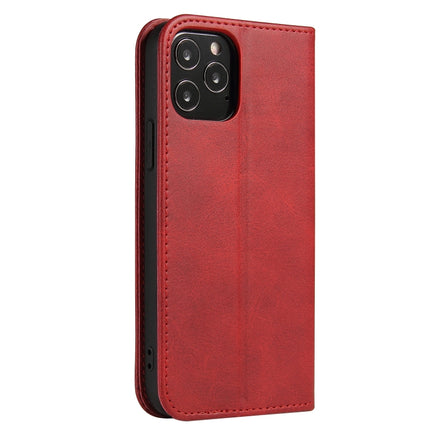 Calf Texture Magnetic Horizontal Flip Leather Case with Holder & Card Slots & Wallet For iPhone 13 mini(Red)-garmade.com