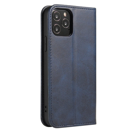 Calf Texture Magnetic Horizontal Flip Leather Case with Holder & Card Slots & Wallet For iPhone 13 mini(Blue)-garmade.com