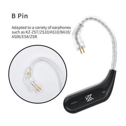 KZ AZ09 Bluetooth Earphone Ear Hook 5.2 Wireless Bluetooth Module Upgrade Cable, Style:B-garmade.com