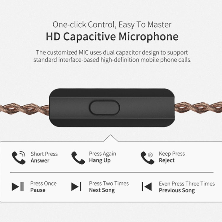 KZ ZS10 Pro 10-unit Ring Iron Gaming In-ear Wired Earphone, Mic Version(Streamer Blue)-garmade.com