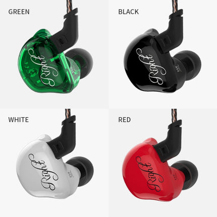 KZ ZSR 6-unit Ring Iron In-ear Wired Earphone, Standard Version(Red)-garmade.com