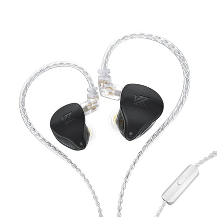 KZ AST 24-unit Balance Armature Monitor HiFi In-Ear Wired Earphone With Mic(Black)-garmade.com