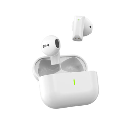 K58 True Wireless Semi-in-ear Bluetooth Earphone with Charging Box & Support Intelligent Control(White)-garmade.com