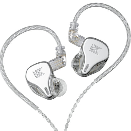 KZ DQ6 3-unit Dynamic HiFi In-Ear Wired Earphone No Mic(Silver)-garmade.com