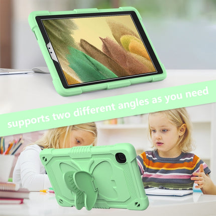 Pure Color PC + Silicone Anti-drop Protective Case with Butterfly Shape Holder & Pen Slot For Samsung Galaxy Tab A7 Lite 8.7 SM-T220 / SM-T225(Fresh Green)-garmade.com
