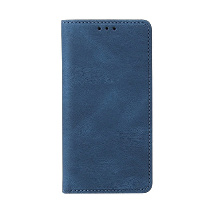 Simple Suction Closure Horizontal Flip Leather Case with Holder & Card Slot & Wallet For iPhone 13 mini(Blue)-garmade.com