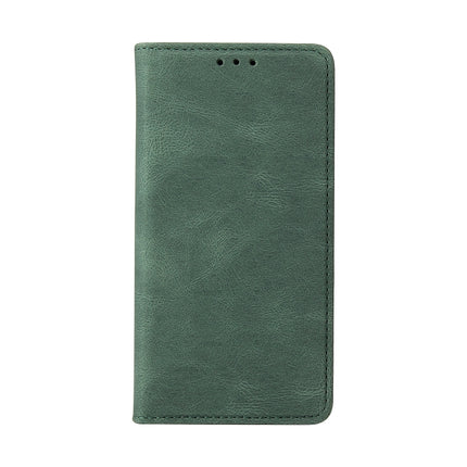 Simple Suction Closure Horizontal Flip Leather Case with Holder & Card Slot & Wallet For iPhone 13 mini(Green)-garmade.com