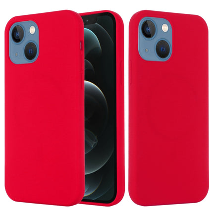 Shockproof Silicone Magnetic Magsafe Case For iPhone 13 mini(Red)-garmade.com