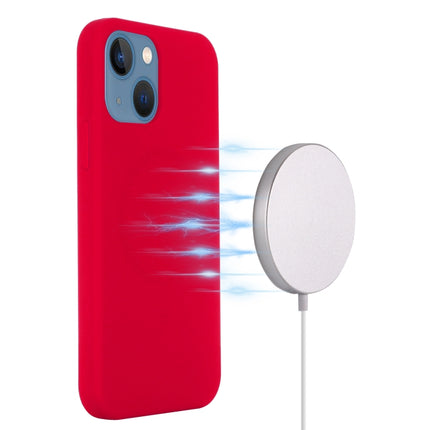 Shockproof Silicone Magnetic Magsafe Case For iPhone 13 mini(Red)-garmade.com