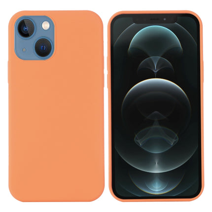 Shockproof Silicone Magnetic Magsafe Case For iPhone 13 mini(Orange)-garmade.com