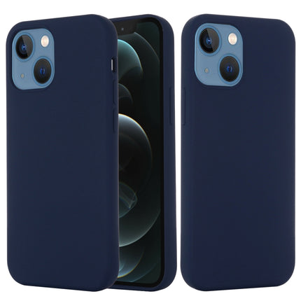 Shockproof Silicone Magnetic Magsafe Case For iPhone 13 mini(Navy Blue)-garmade.com