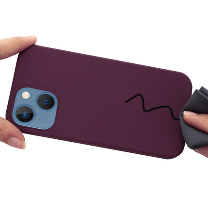 Shockproof Silicone Magnetic Magsafe Case For iPhone 13(Plum Color)-garmade.com