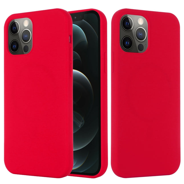 Shockproof Silicone Magnetic Magsafe Case For iPhone 13 Pro(Red)-garmade.com