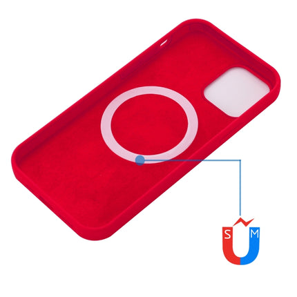 Shockproof Silicone Magnetic Magsafe Case For iPhone 13 Pro(Red)-garmade.com